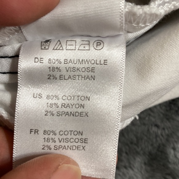 Articles of society white racer with satin stations women size 25 like new ❤️🔥 - Picture 14 of 14